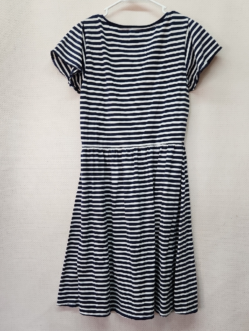 Draper James Black and White Striped Short Sleeve Dress - Picture 3 of 4